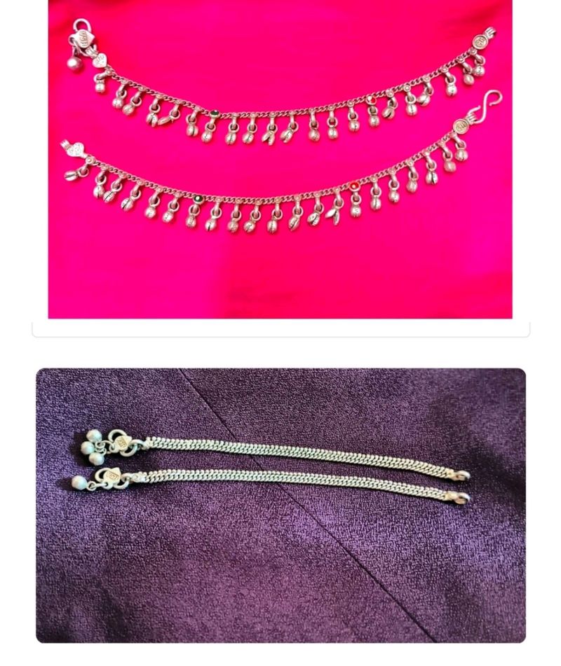 Original Silver Anklets