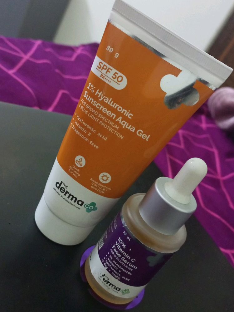 Sunscreen 80g And Vitamin C Serum 30ml