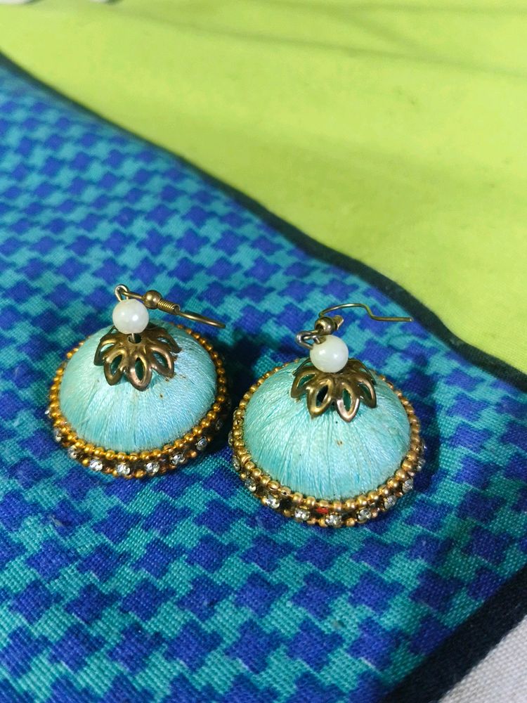 Silk Thread Earrings