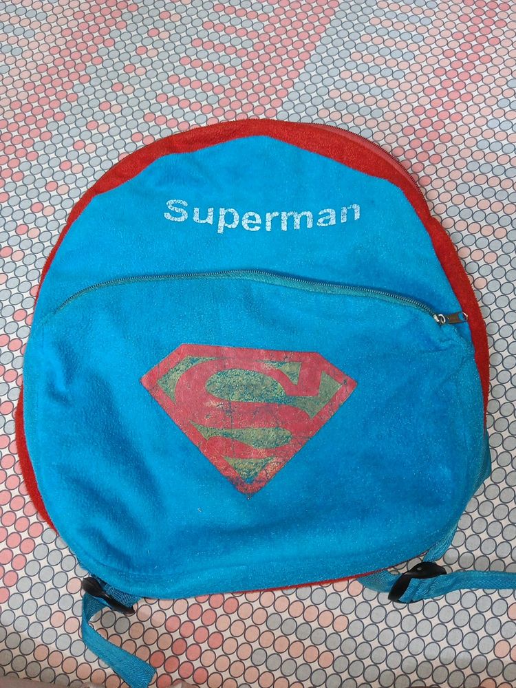 Superman Bagpack For Kids