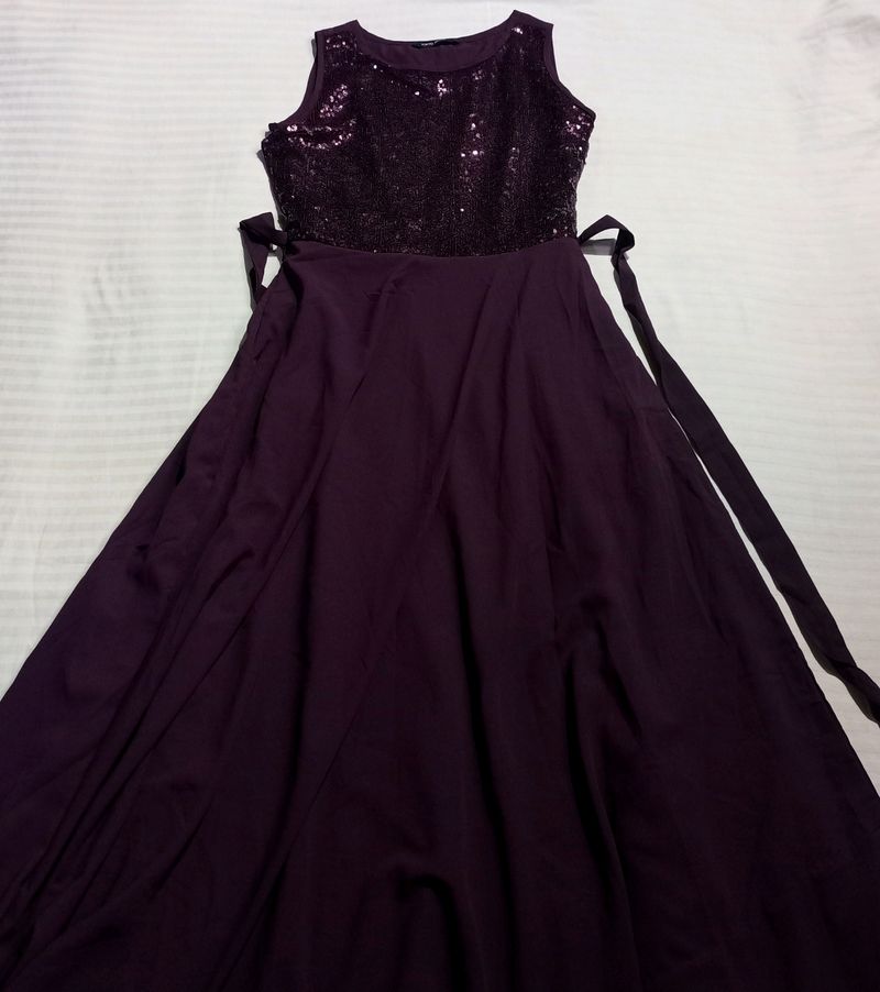 Purple maxi gown