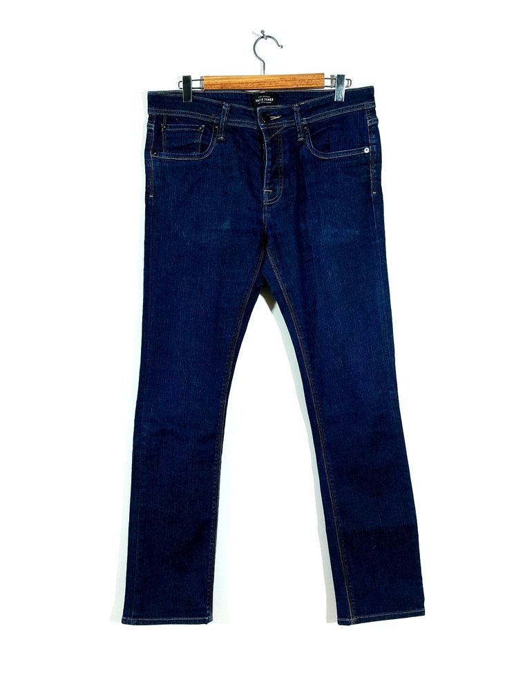 Dark Blue Regular Fit Jeans (Men's)