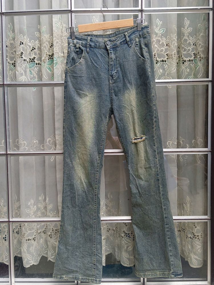 High Waist Vintage Bootcut Jean