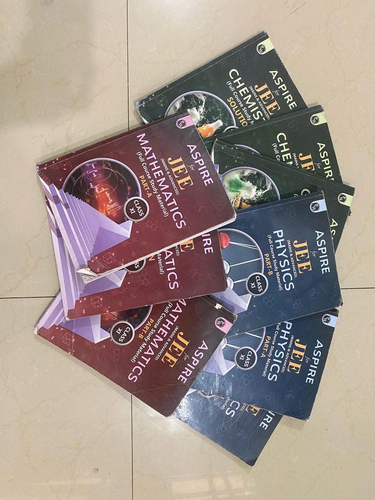 Aspire For JEE physics Wallah Books Pack Of 9 Book