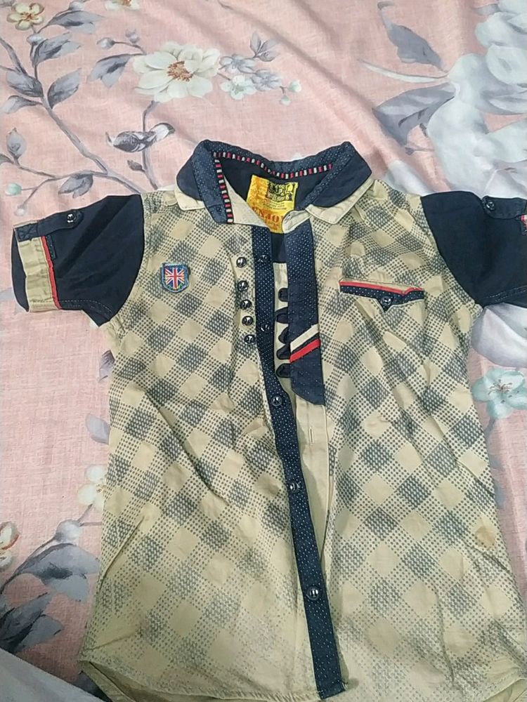 Shirt, For 5 To 6 Years Boy,