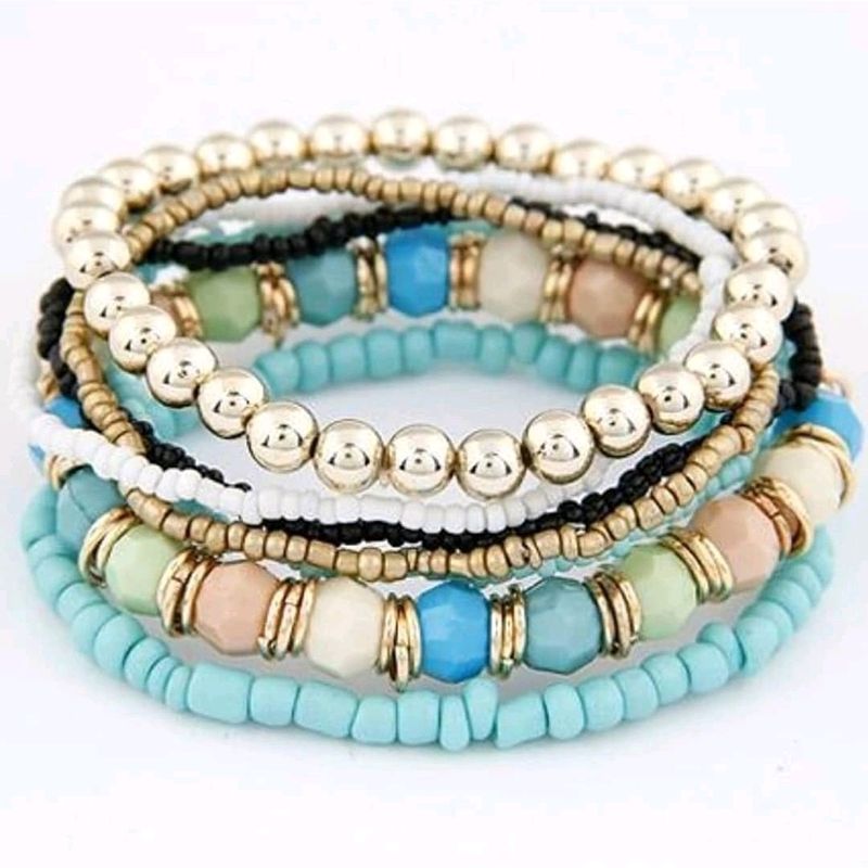 Set 1, 7 Layer Bohemian Bracelet.