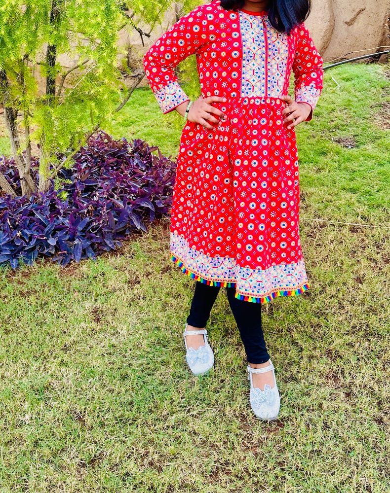 New branded Red kurti for 11-12yrs old