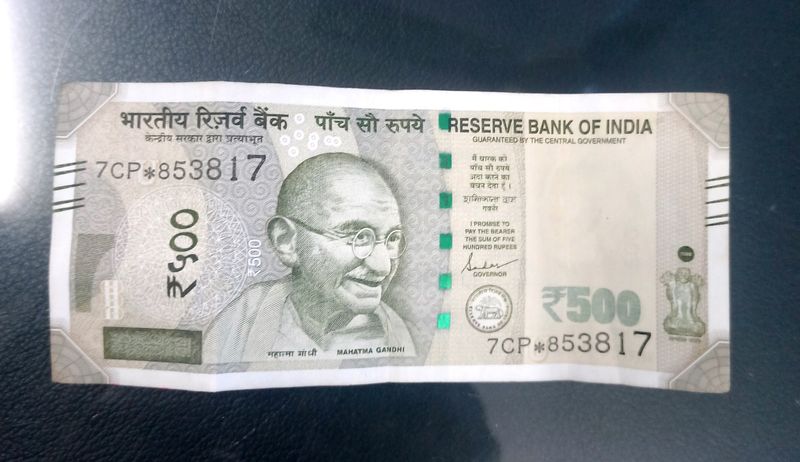 500rs Star ⭐ Sign Rare Note