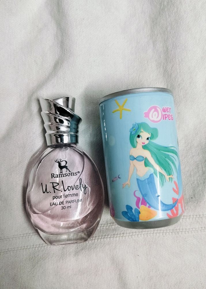 Ramson Pink Perfume And Unicorn Wipes