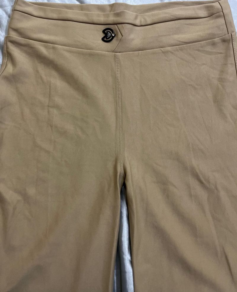 Imported Pant Very Soft  In Beige Color