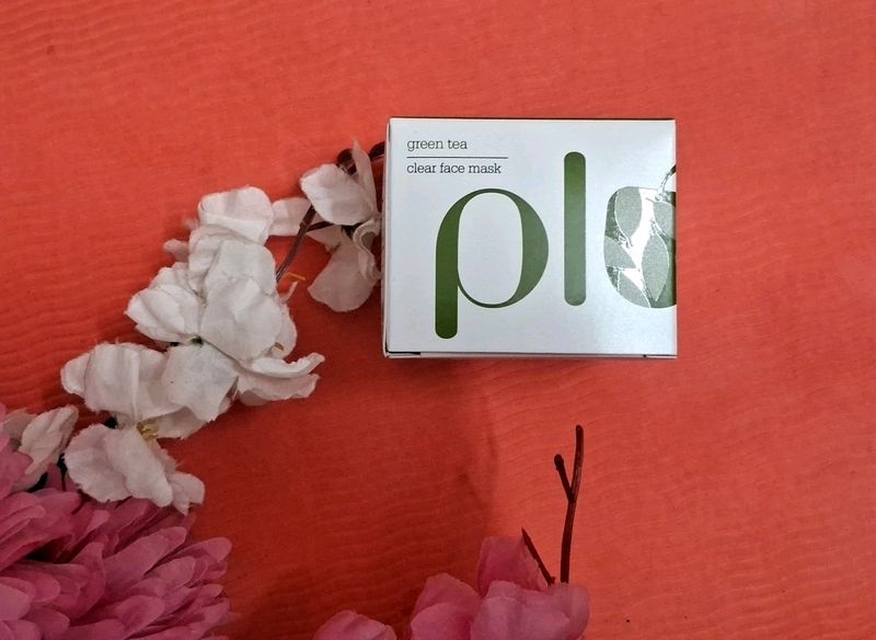 Plum Green Tea Clear Face Mask