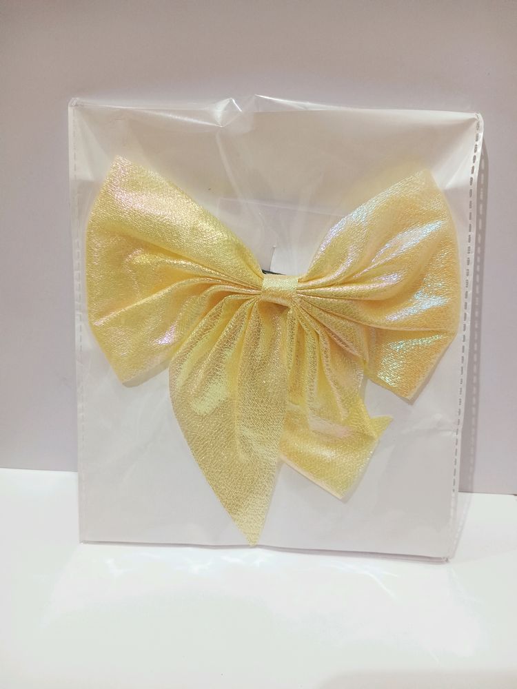 Shimmer Bow Hair Clip