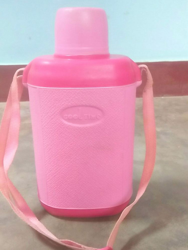 Pink Coloured Water Bottle