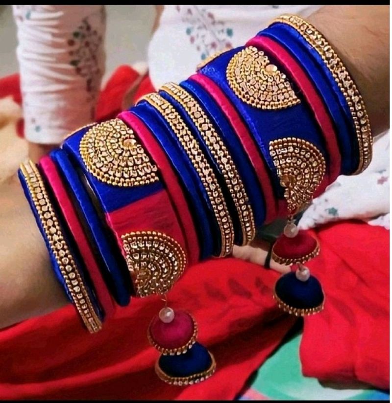 Bridal Therad Bangal Set