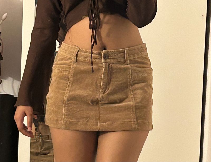 Corduroy Skirt