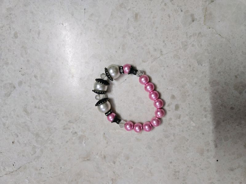 Pink Tarnished Bracelet