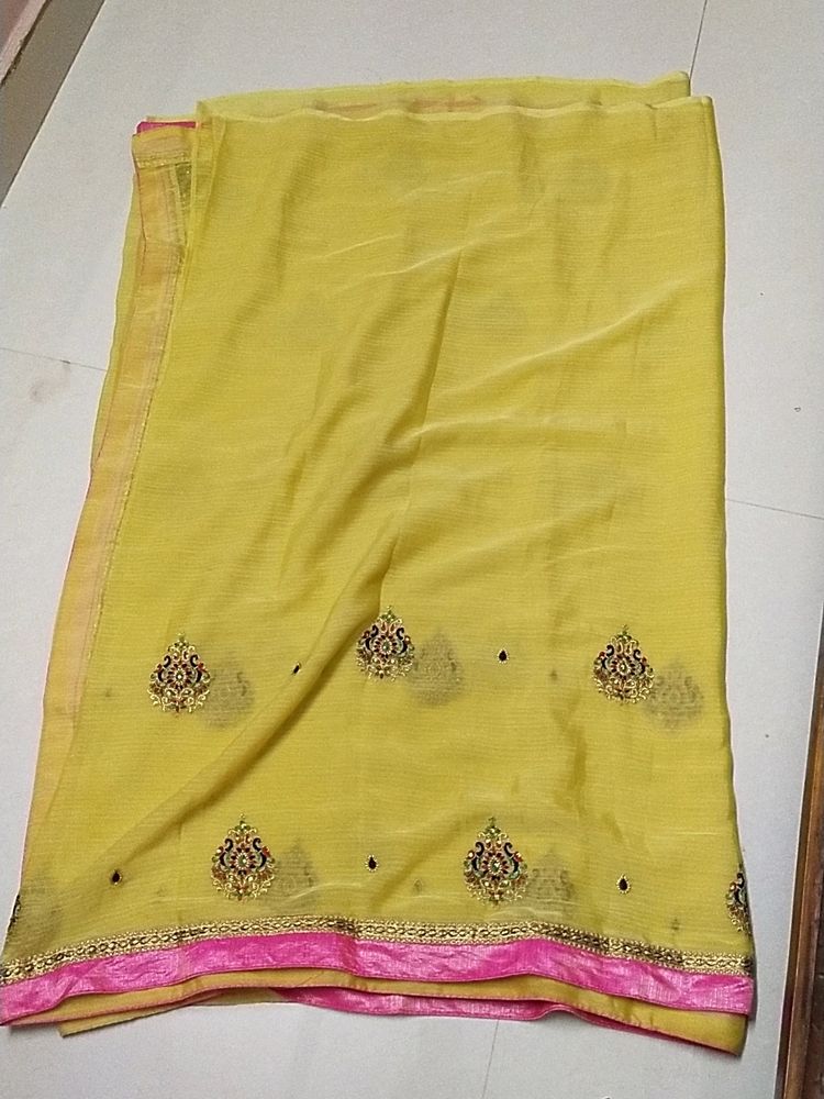 Yellow Saree 5