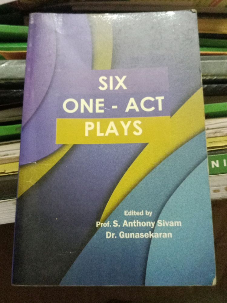 SIX ONE-ACT PLAYS BOOK BY ANTHONY SIVAM