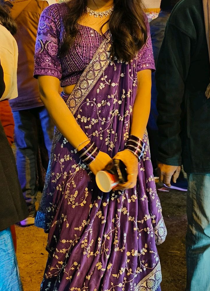 Purple New Lehnga Choli