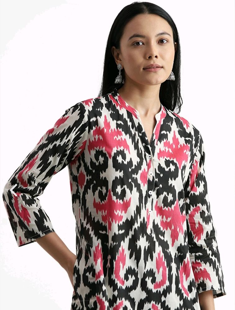 Utsa Ikkat Print Kurti