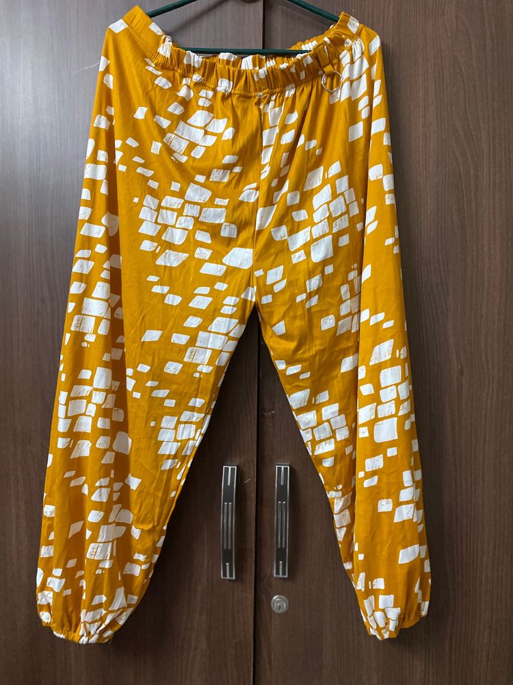 Mustard Yellow Harem Pants