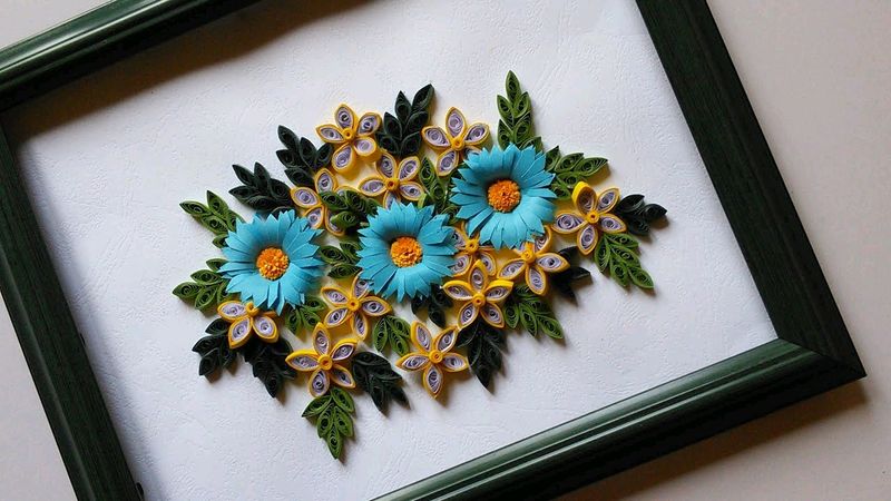 Flower Frame For Home Decor