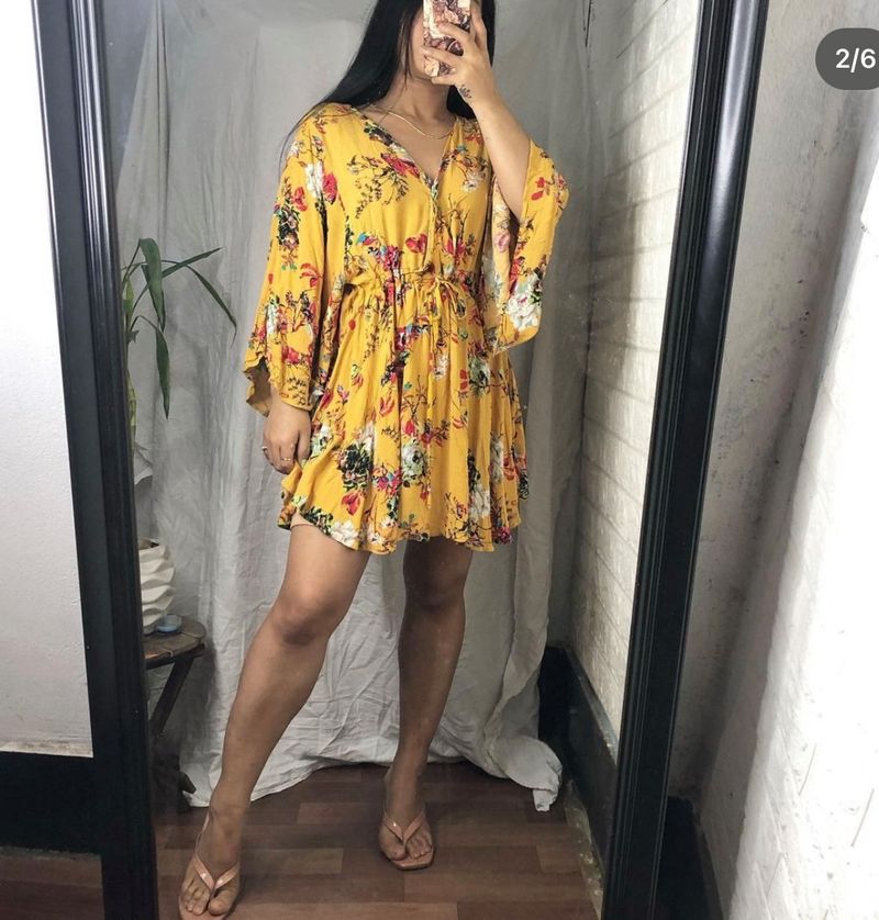 Shein Yellow Summer Dress