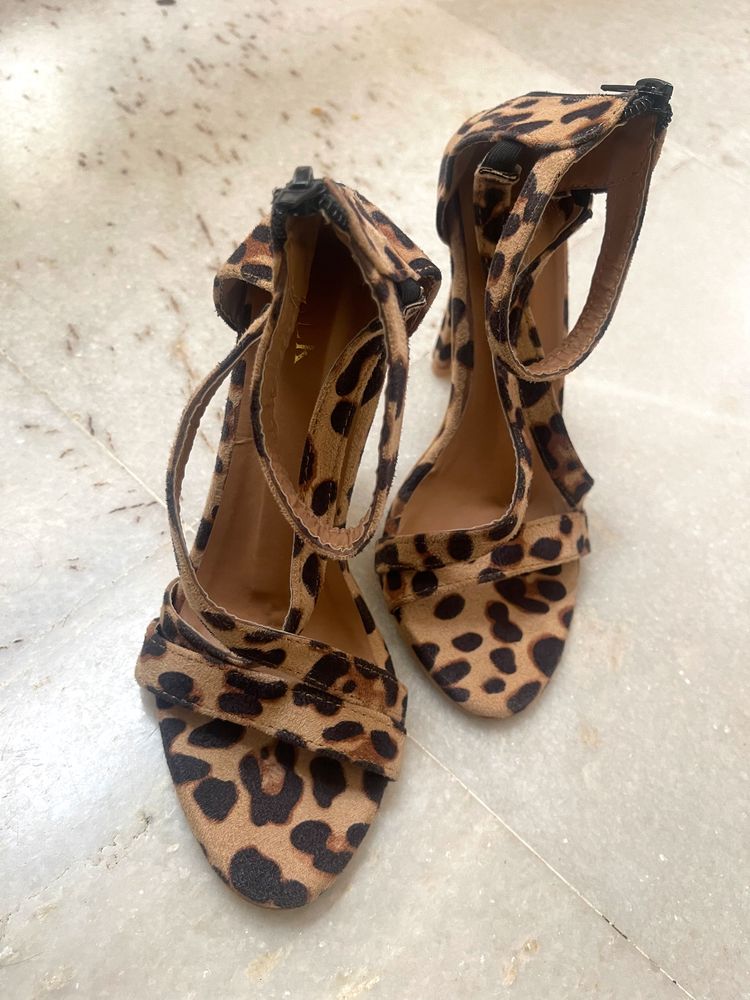 Leopard Print High Heels