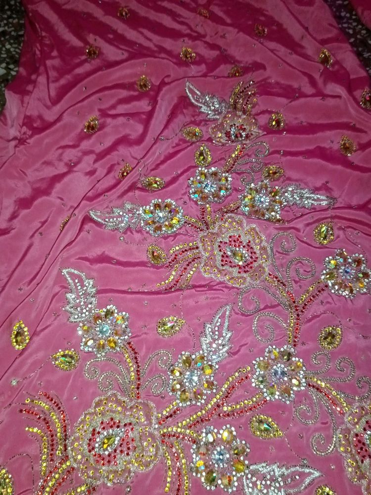 Pink Suit Set With Dupatta