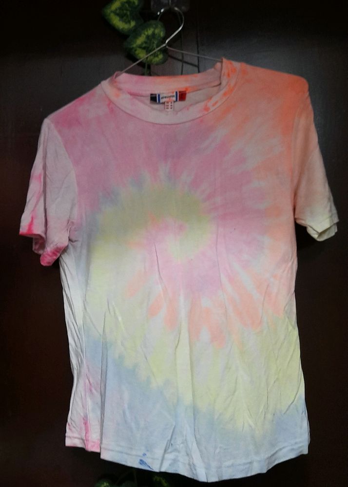 Tie-dye Multicolor Strechable Tee