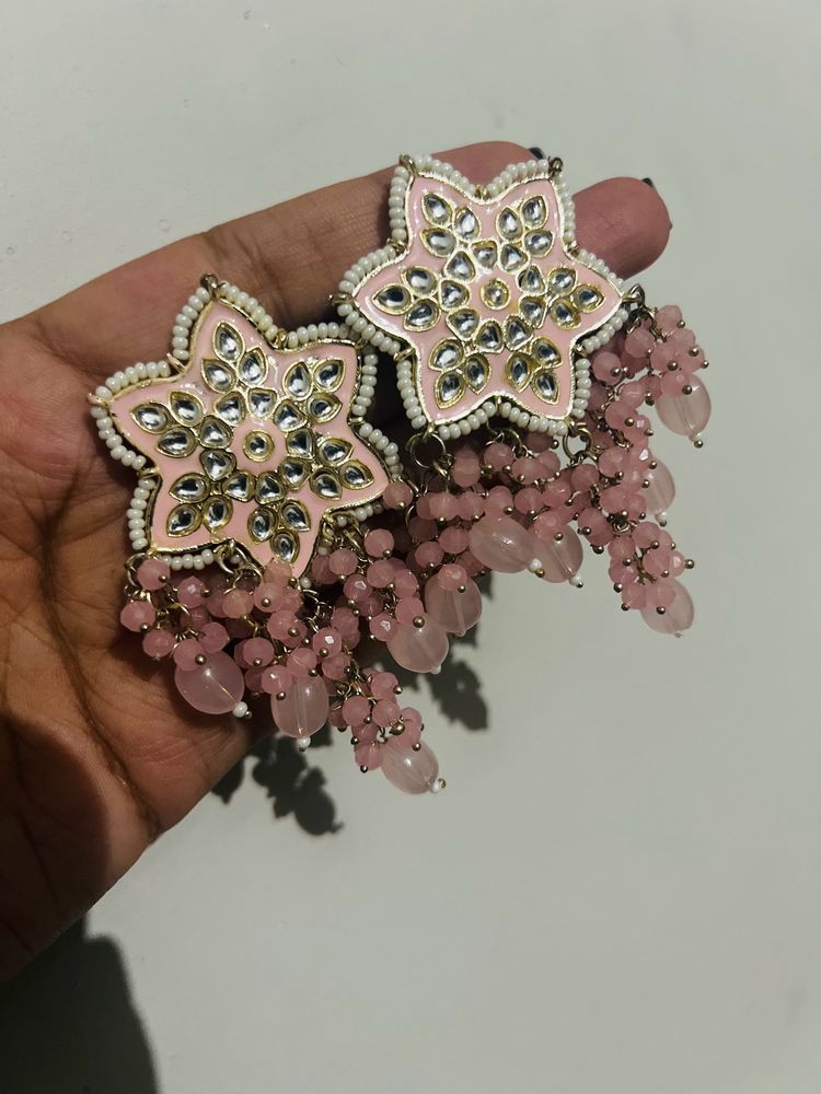 Elegant Pink Earrings