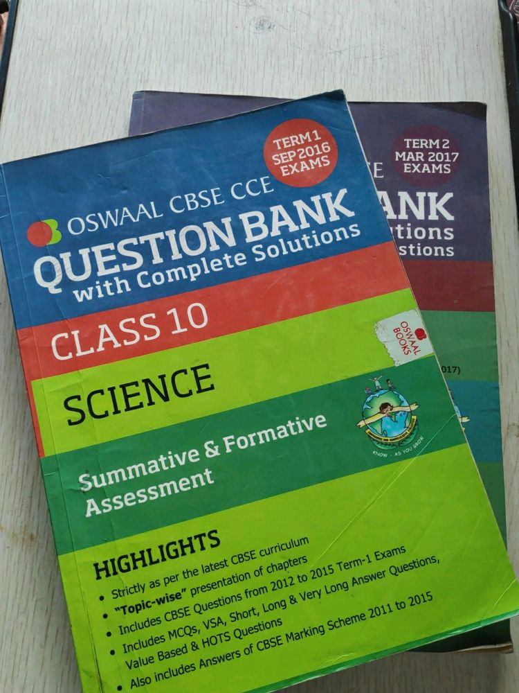 Oswaal CBSE Question Bank Class 10 Both Terms