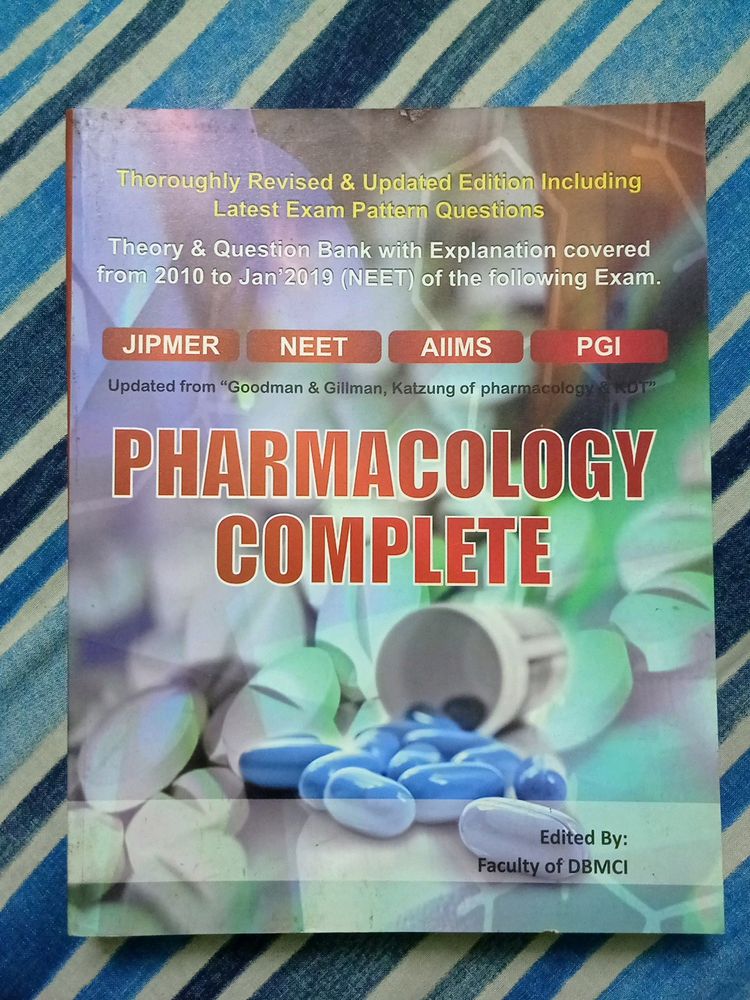 PHARMACOLOGY COMPLETE Book (Notebook + MCQ)