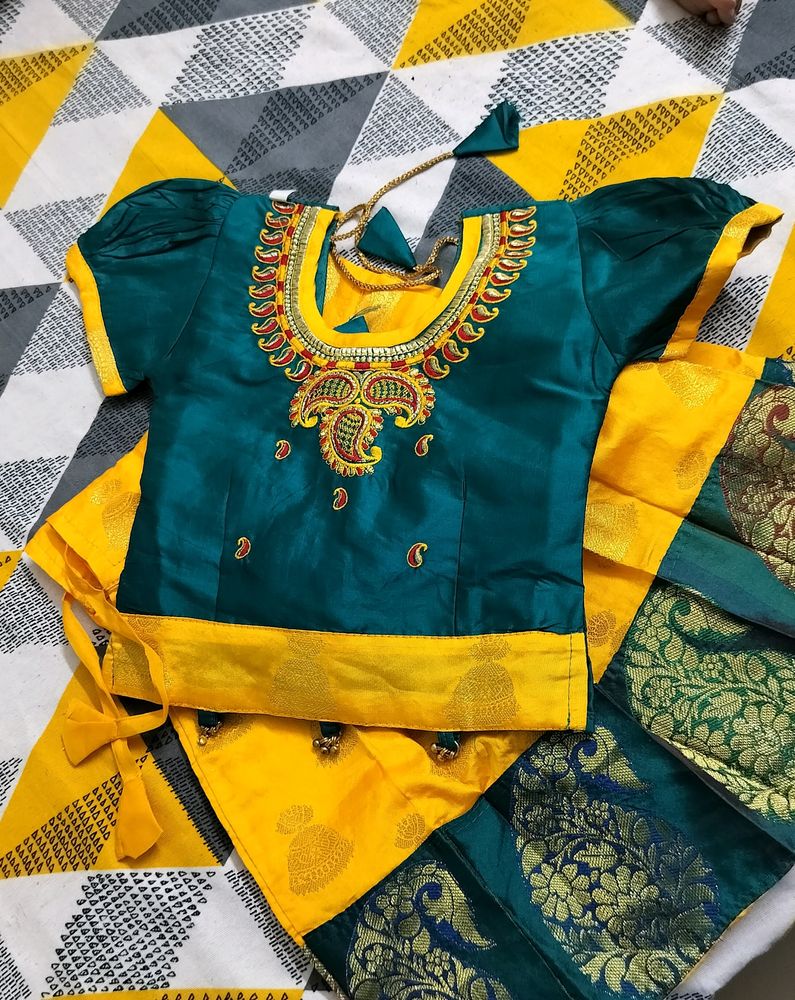 Traditional Wear Pavadai Sattai For Your Cute Ones