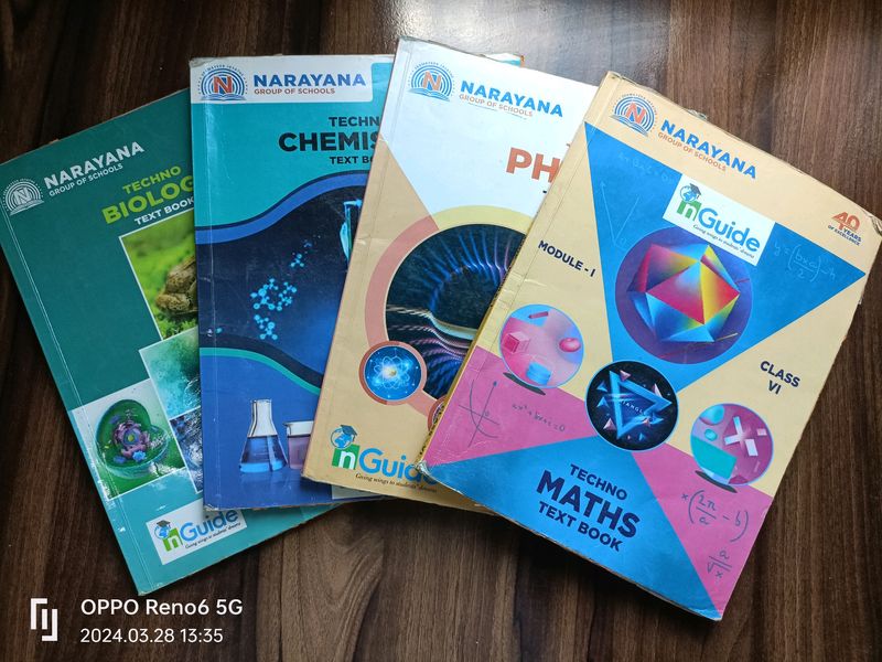 (Chem,Bio,phy,Maths) Text Book Class 6th Narayana