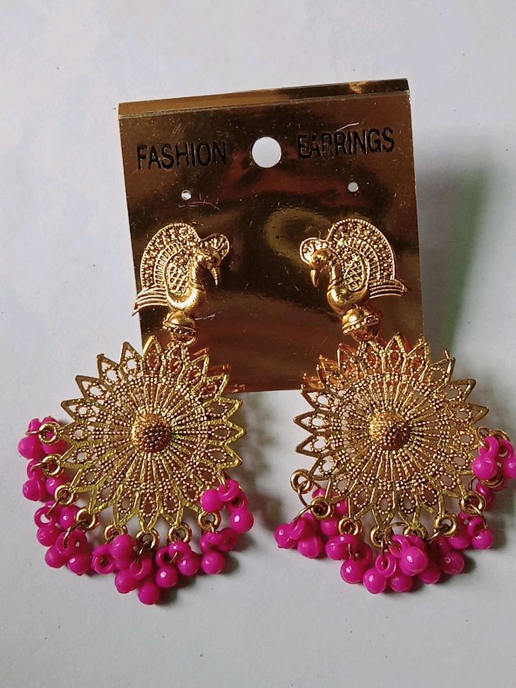 New Golden Color Earrings