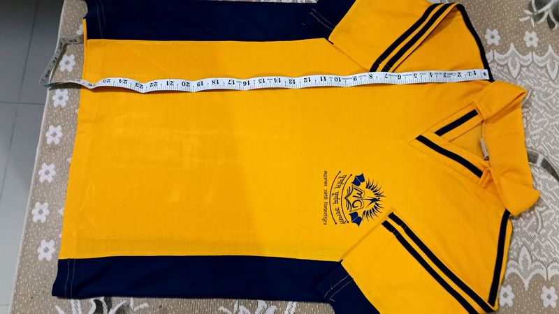 Sports Track Suit Yellow With Blue