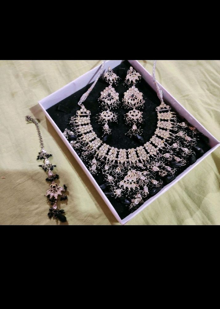 Black Necklace Set!! Diwali ✨️Offer Price!!