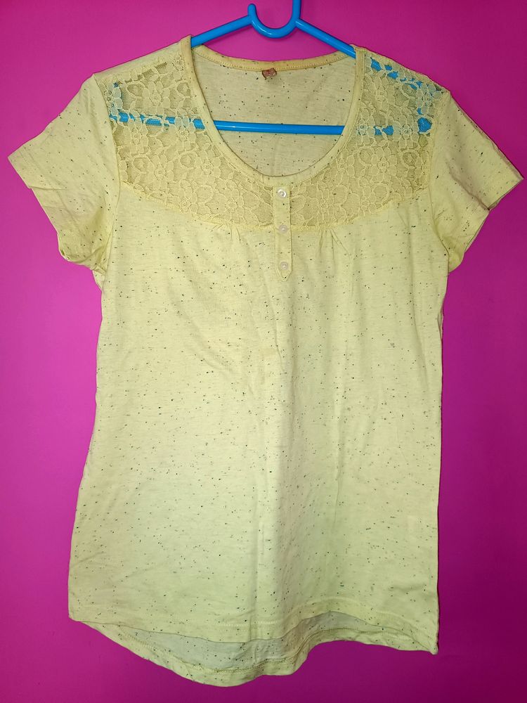 Women's Yellow T-shirt