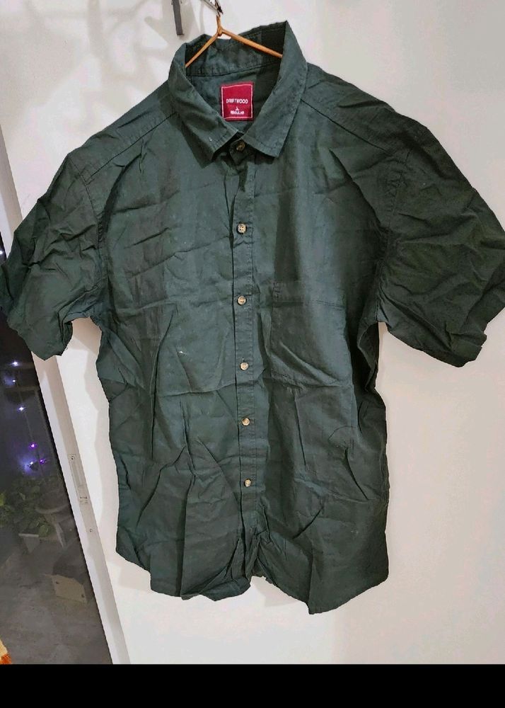 Olive Shirt For Boys L Size