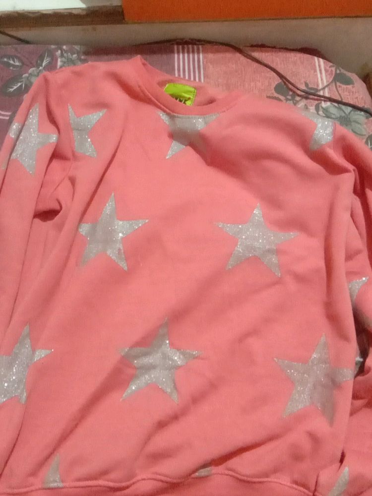 Pink Silver Star, Sweatshirt