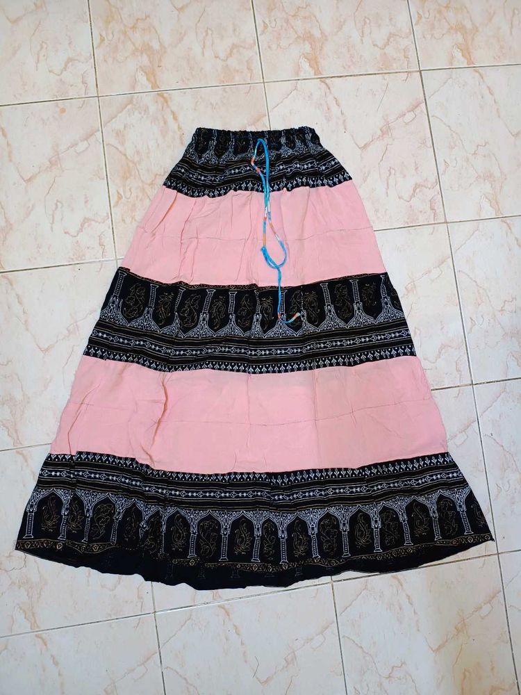 Beautiful Skirt Peach Colour