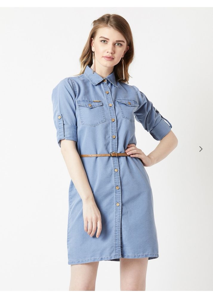 Shirt Dress With Belt