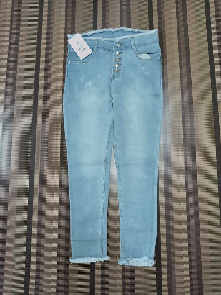 W-29 Size-30 Slim Fit Women Denim Jeans