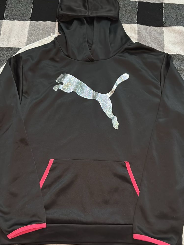 Imported Black Puma Hoodie