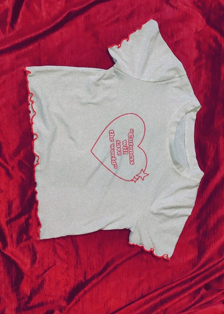 Pinteresty Heart Print Tee