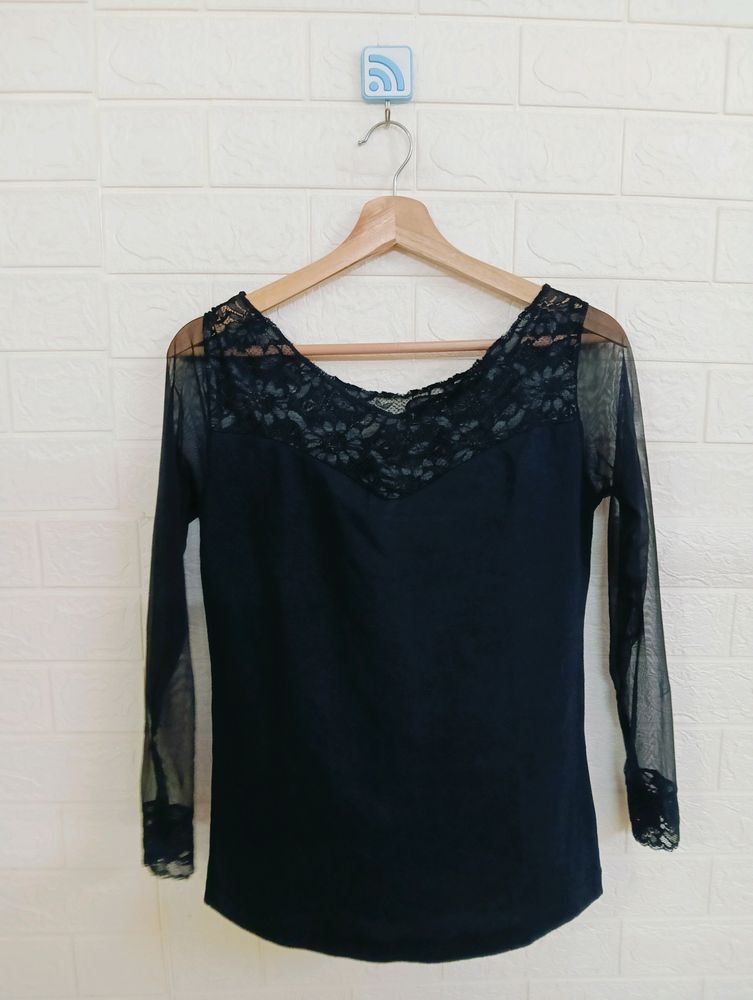 Net Summer Black Hot Tops