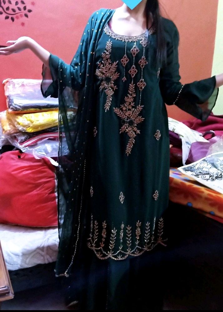 Heavy Sharara Suit