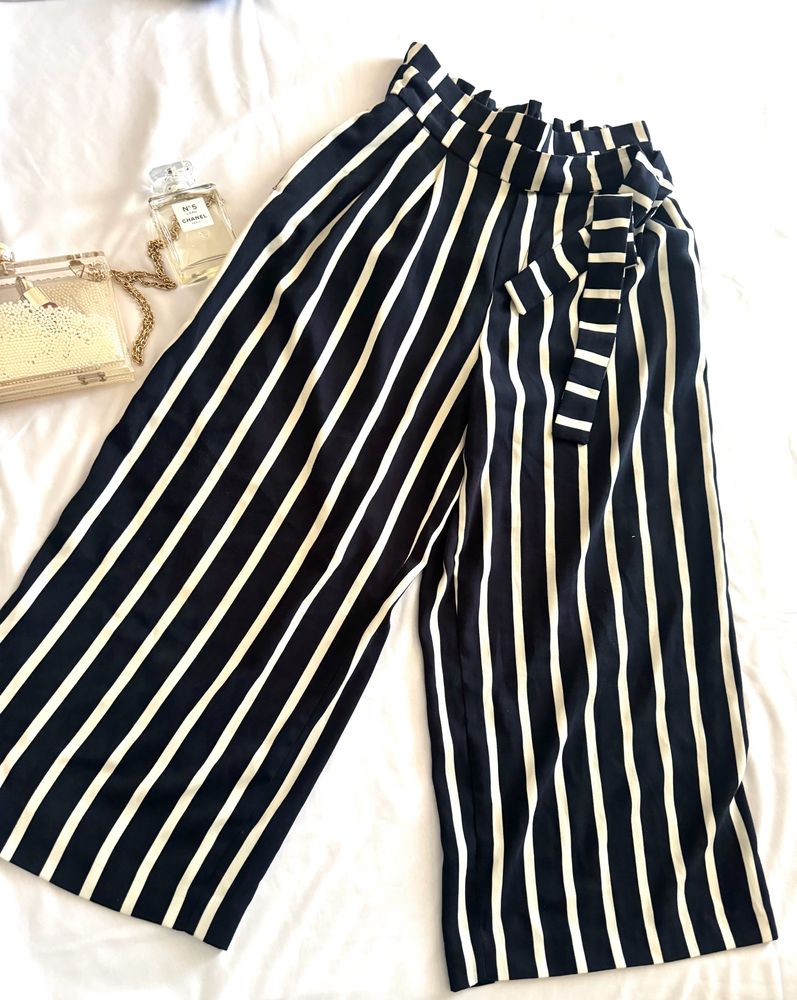 Zara Striped Culottes