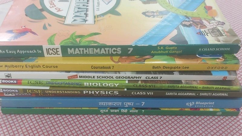 Icse Pattern Class 7th Books